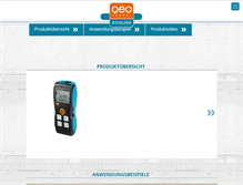 Tablet Screenshot of geo-fennel-ecoline.de